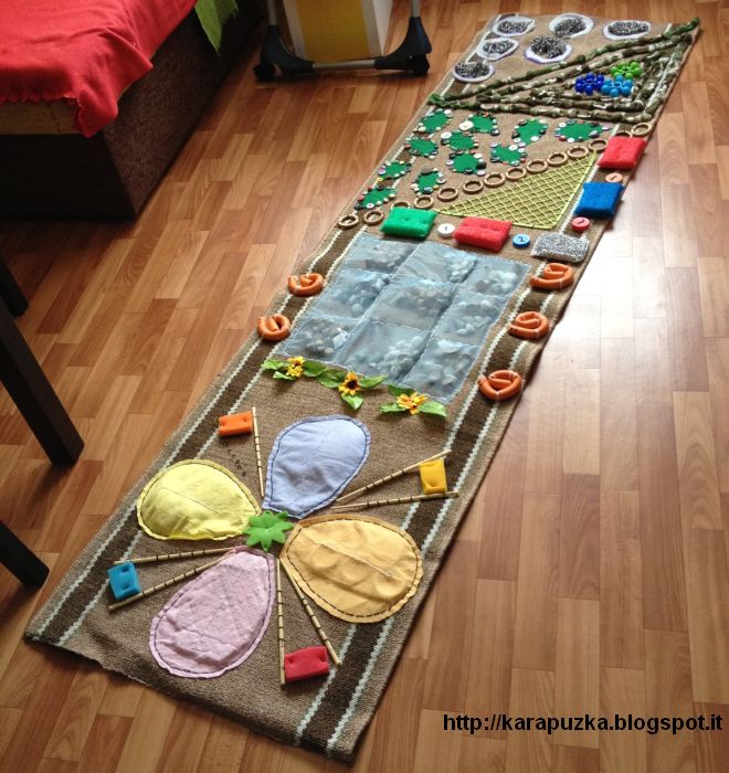 Montessori: pannello sensoriale fai da te - BabyGreen